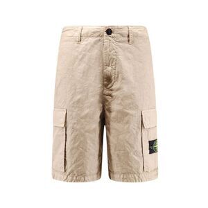 Stone Island Men Nylon Panama Loose Fit Cargo Bermudas